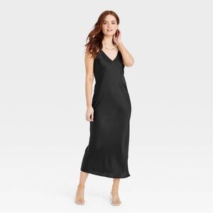Women's Midi Slip Dress - A New Day ZARA